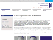 Tablet Screenshot of kardiopraxis-hamburg.de